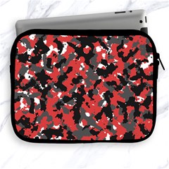 Bloodshot Camo Red Urban Initial Camouflage Apple Ipad 2/3/4 Zipper Cases by Mariart