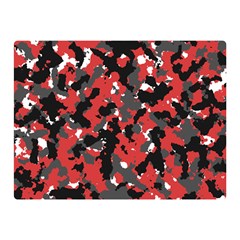 Bloodshot Camo Red Urban Initial Camouflage Double Sided Flano Blanket (mini)  by Mariart