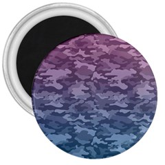 Celebration Purple Pink Grey 3  Magnets by Mariart