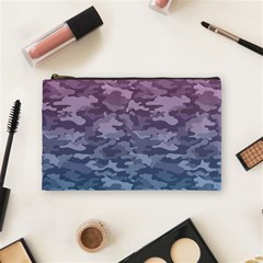 Celebration Purple Pink Grey Cosmetic Bag (medium)  by Mariart