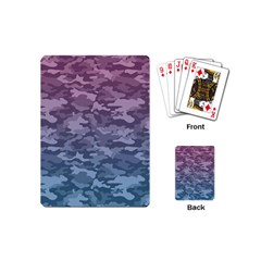 Celebration Purple Pink Grey Playing Cards (mini)  by Mariart