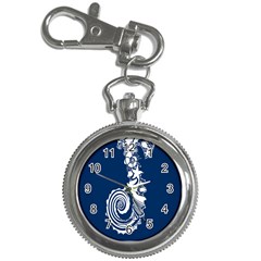 Coral Life Sea Water Blue Fish Star Key Chain Watches by Mariart