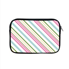 Diagonal Stripes Color Rainbow Pink Green Red Blue Apple Macbook Pro 15  Zipper Case by Mariart