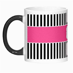 Custom Water Bottle Labels Line Black Pink Morph Mugs by Mariart