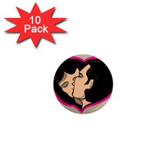 Don t Kiss With A Bloody Nose Face Man Girl Love 1  Mini Magnet (10 Pack)  by Mariart