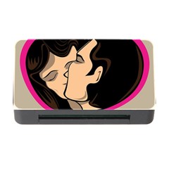 Don t Kiss With A Bloody Nose Face Man Girl Love Memory Card Reader With Cf by Mariart