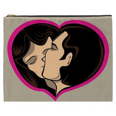 Don t Kiss With A Bloody Nose Face Man Girl Love Cosmetic Bag (xxxl) 