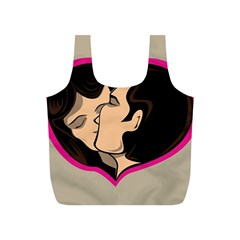 Don t Kiss With A Bloody Nose Face Man Girl Love Full Print Recycle Bags (s)  by Mariart