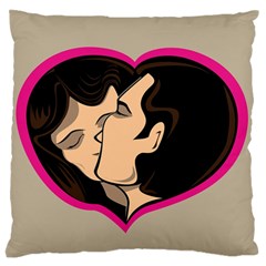 Don t Kiss With A Bloody Nose Face Man Girl Love Standard Flano Cushion Case (two Sides) by Mariart