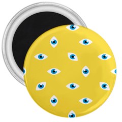 Eye Blue White Yellow Monster Sexy Image 3  Magnets