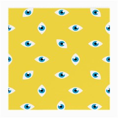 Eye Blue White Yellow Monster Sexy Image Medium Glasses Cloth (2-side) by Mariart