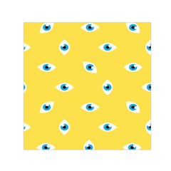 Eye Blue White Yellow Monster Sexy Image Small Satin Scarf (square) by Mariart