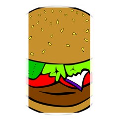 Fast Food Lunch Dinner Hamburger Cheese Vegetables Bread Memory Card Reader by Mariart