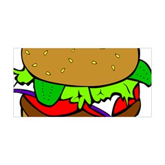 Fast Food Lunch Dinner Hamburger Cheese Vegetables Bread Yoga Headband by Mariart