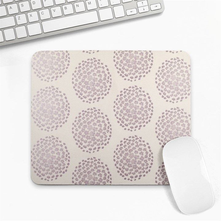 Flower Floral Star Sakura Purple Large Mousepads