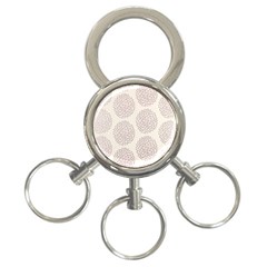 Flower Floral Star Sakura Purple 3-ring Key Chains