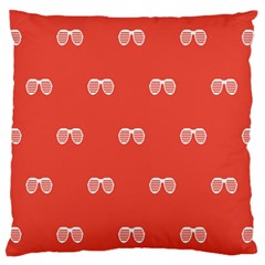 Glasses Disco Retina Red White Line Standard Flano Cushion Case (one Side) by Mariart