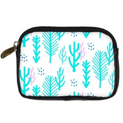 Forest Drop Blue Pink Polka Circle Digital Camera Cases by Mariart