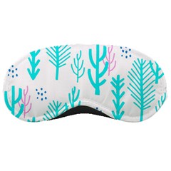 Forest Drop Blue Pink Polka Circle Sleeping Masks by Mariart