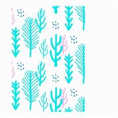 Forest Drop Blue Pink Polka Circle Small Garden Flag (two Sides) by Mariart