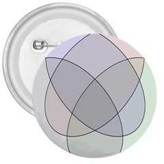 Four Way Venn Diagram Circle 3  Buttons by Mariart