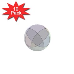 Four Way Venn Diagram Circle 1  Mini Buttons (10 Pack)  by Mariart