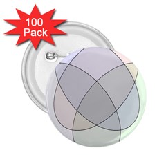 Four Way Venn Diagram Circle 2 25  Buttons (100 Pack)  by Mariart