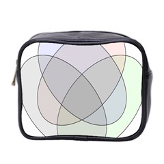 Four Way Venn Diagram Circle Mini Toiletries Bag 2-side by Mariart