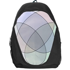 Four Way Venn Diagram Circle Backpack Bag by Mariart