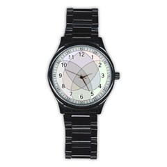 Four Way Venn Diagram Circle Stainless Steel Round Watch by Mariart