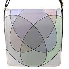 Four Way Venn Diagram Circle Flap Messenger Bag (s) by Mariart