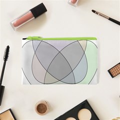 Four Way Venn Diagram Circle Cosmetic Bag (xs) by Mariart