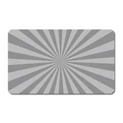 Grey Starburst Line Light Magnet (rectangular) by Mariart