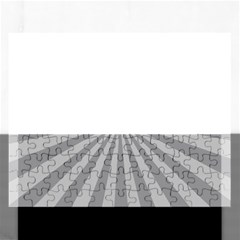 Grey Starburst Line Light Rectangular Jigsaw Puzzl by Mariart