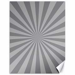 Grey Starburst Line Light Canvas 18  X 24   by Mariart