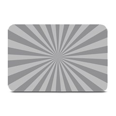 Grey Starburst Line Light Plate Mats by Mariart