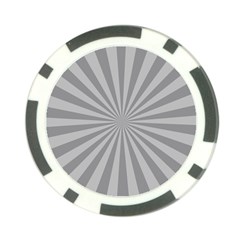 Grey Starburst Line Light Poker Chip Card Guard by Mariart