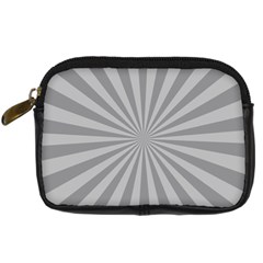 Grey Starburst Line Light Digital Camera Cases