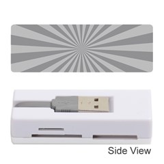 Grey Starburst Line Light Memory Card Reader (stick)  by Mariart