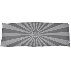 Grey Starburst Line Light Body Pillow Case (dakimakura) by Mariart