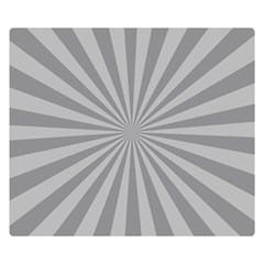 Grey Starburst Line Light Double Sided Flano Blanket (small)  by Mariart