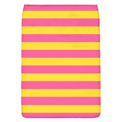 Horizontal Pink Yellow Line Flap Covers (l)  by Mariart