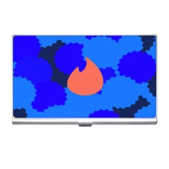 Image Orange Blue Sign Black Spot Polka Business Card Holders by Mariart