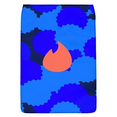 Image Orange Blue Sign Black Spot Polka Flap Covers (s)  by Mariart