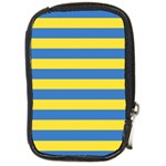 Horizontal Blue Yellow Line Compact Camera Cases Front