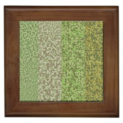 Camo Pack Initial Camouflage Framed Tiles by Mariart