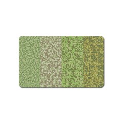 Camo Pack Initial Camouflage Magnet (name Card) by Mariart