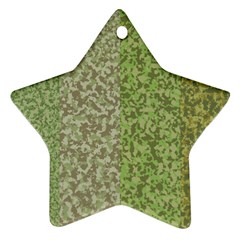 Camo Pack Initial Camouflage Star Ornament (two Sides) by Mariart