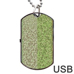 Camo Pack Initial Camouflage Dog Tag Usb Flash (two Sides) by Mariart