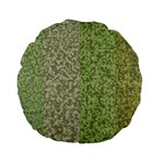 Camo Pack Initial Camouflage Standard 15  Premium Round Cushions Front